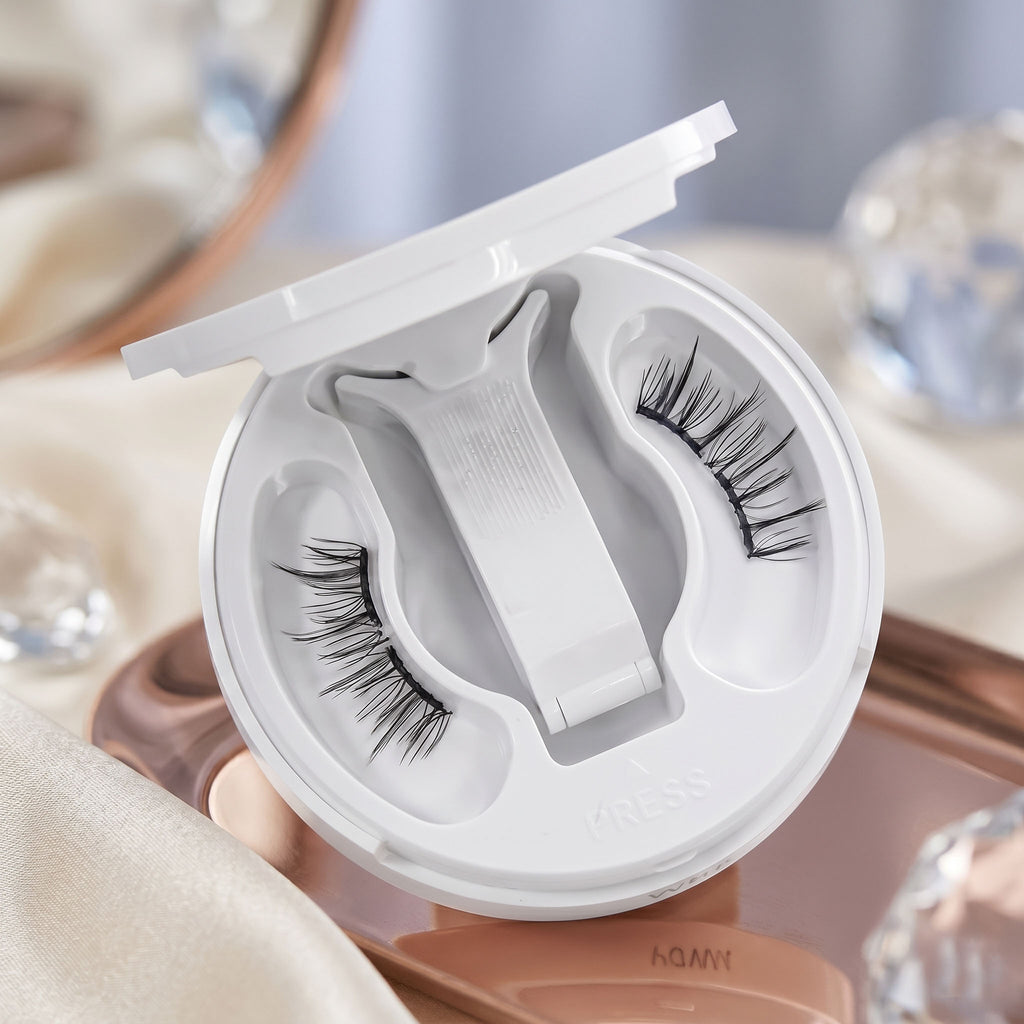 ROAN Premium Ice Black Soft-Magnetic Lashes (No Glue Needed)
