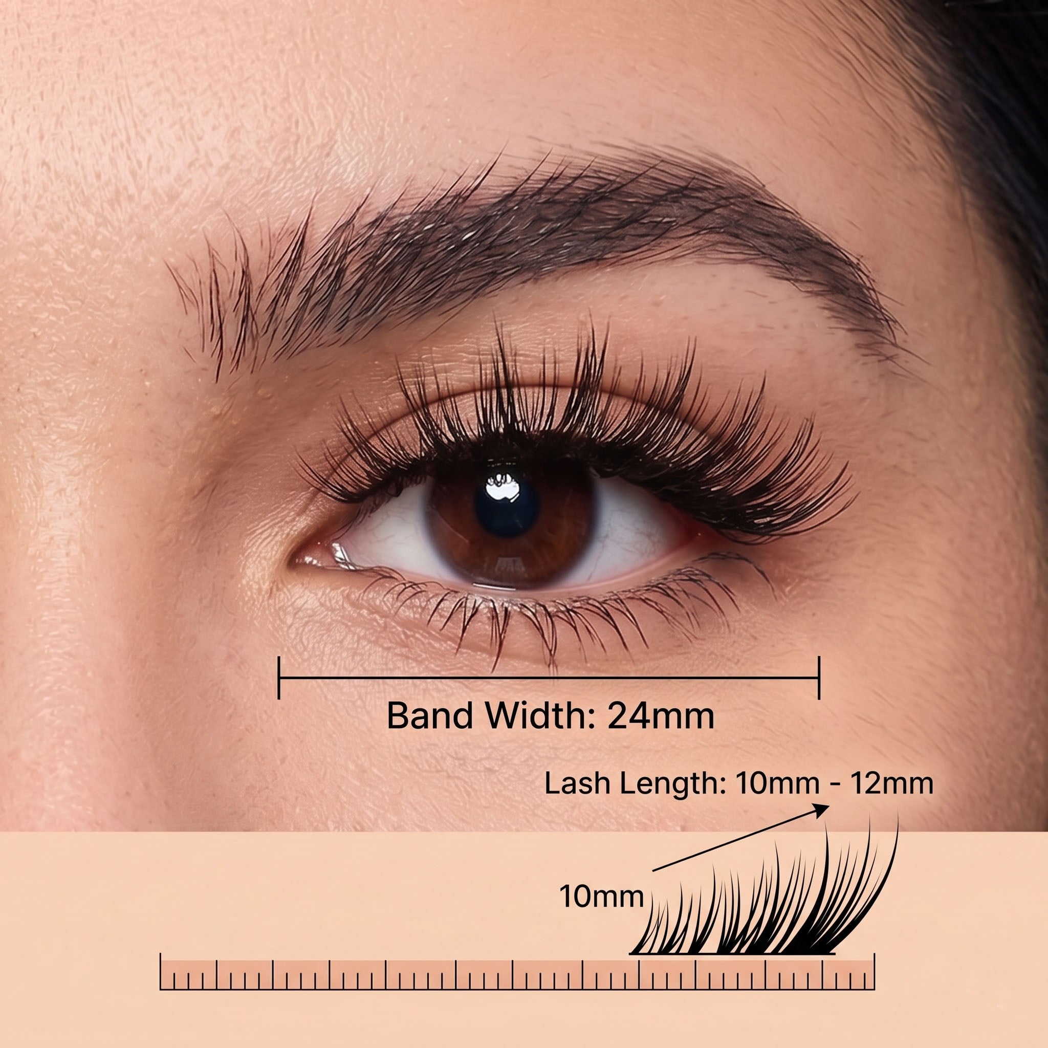 ROAN Premium Ice Black Soft-Magnetic Lashes (No Glue Needed)